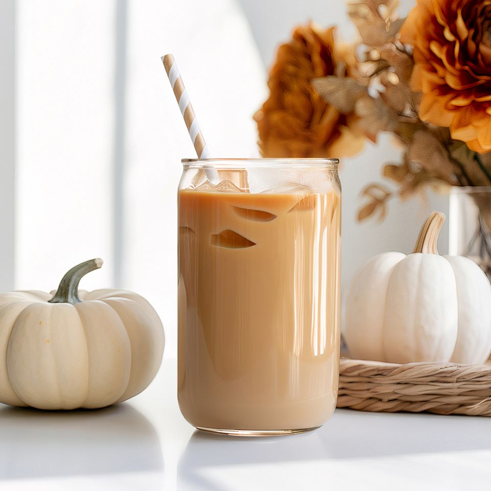 Personalized Fall Glass Can - 16oz